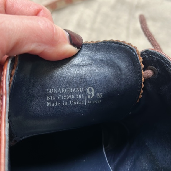 Cole Hahn lace up comfort oxfords brown leather sz 9 excellent used condition - Picture 6 of 7